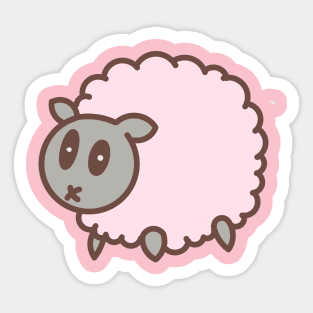 Pink sheep Sticker